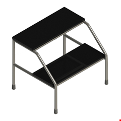 tangga besi -footstep rumah sakit stainless steel