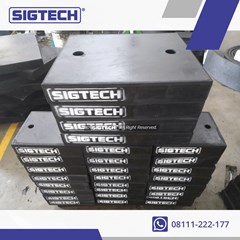 bearing pad 2 lubang (stopper)