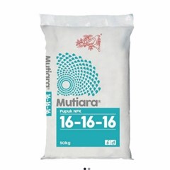 pupuk npk mutiara 16-16-16 kemasan 50kg