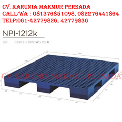 pallet plastik rabbit npi-1212k pallet plastic npi - 1212k