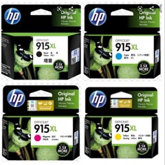 tinta hp cartridge 915xl 1set officejet 8010/8020 all-in-one