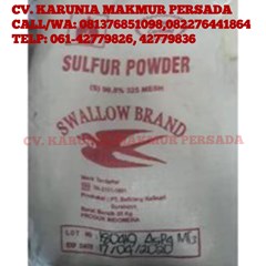 sulfur belerang tepung cap 25 kg/ sak