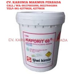 kaporit tjiwi 60% bubuk powder desinfektan kolam renang
