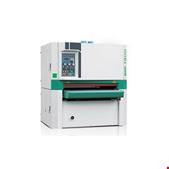 wide belt sander sdc1300 conveyer feeding double head