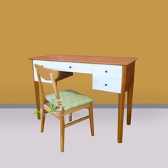 set meja spiele kerajinan kayu