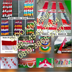 umbul umbul bendera kain merah putih