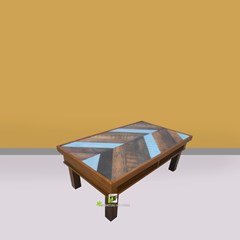 meja manche veneer mix kerajinan kayu