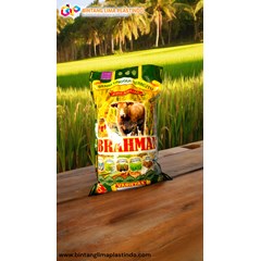 kemasan plastik nylon benih padi 5kg full color printing 2 sisi