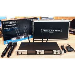 recording tech rt super 200 mkii super200 wireless mic 2 channel