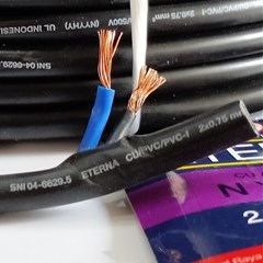 kabel listrik nyyhy 2x0,75 serabut jembo