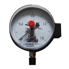 pressure gauge with electric contact