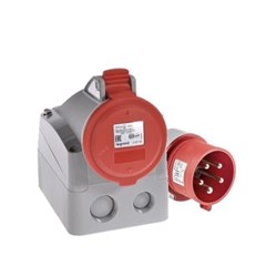 stop kontak/socket + plug 5pin 125a merk legrand