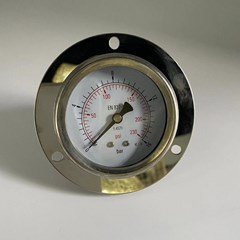 high-accuracy 316 stainless steel hydraulic & gas pressure gauge