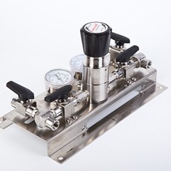 oem customized h2 high pressure 3000psi panel mount pressure gauge