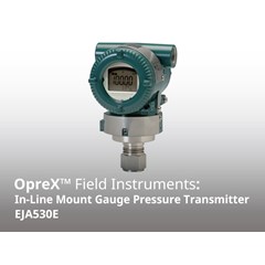 eja530e in-line mount gauge pressure transmitter