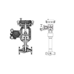 top guided single seated control valve model agvb _ _ _ / agvm _ _ _ 