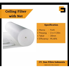 spray booth ceiling filter - filter atas