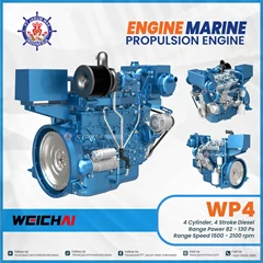 engine wp4 series marine propulsion weichai for propeller marine