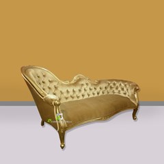sofa mugao gold elegant kerajinan kayu