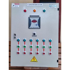 panel capasitor bank 15 kvar 6 step