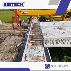 rubber sheet bearing jembatan 2850*10*400 mm
