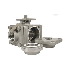 505t, inline repairable 3/4/5-way ball valve size: 1/4