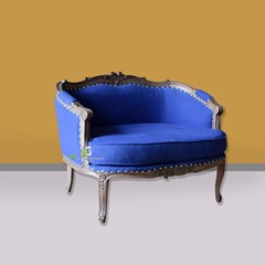 sofa ucini dark blue kerajinan kayu