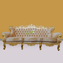 sofa grand katebi mustard kerajinan kayu