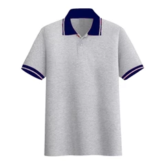 produsen kaos polo kerah strip hitam