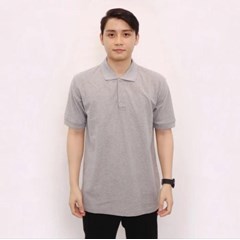 kaos polo shirt polos seragam tangan pendek seragam pria