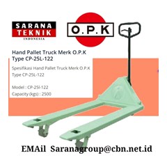 hand pallet truck merk opk