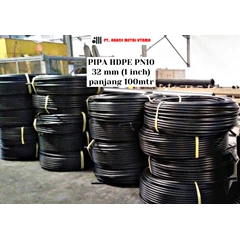 pipa hdpe pn 10 32 mm (1 inch) panjang 100 meter