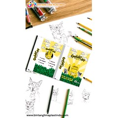 karung laminasi opp full color printing untuk pasir kucing  20lt 25lt