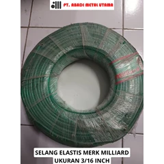 selang air transparan merk milliard 3/16 inch x 100 meter