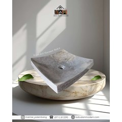 wastafel marmer alam estetik limited edition