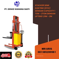 termurah hand stacker semi electric merk dalton kap. 1 ton - 2 ton