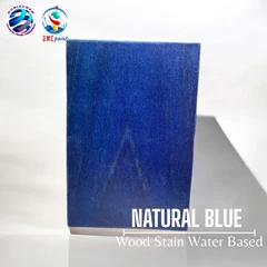 wood stain water based - natural blue