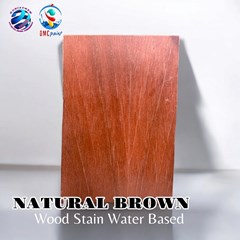 wood stain water based - natural brown