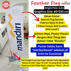 flag banner / feather flag / umbul umbul / beach flaf