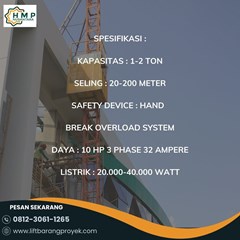 sewa lift barang jakarta utara | cepat & profesional | 081230611265