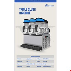 slush machine 3 tank