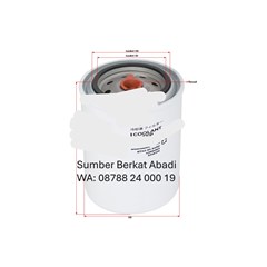 sure wc 5703 coolant filter j8640076 oil filter j86 40076 p55-2076 