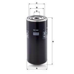 mann hydraulic filter wd962
