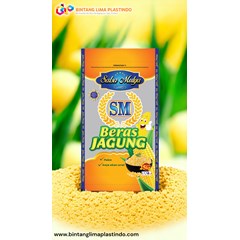 kemasan plastik 5kg beras jagung color printing
