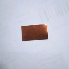 plat tembaga asli 1mm 3cm x 3cm