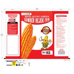 kemasan plastik nylon untuk benih padi dan jagung full color printing