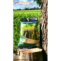 karung laminasi opp untuk benih padi 5kg custom design full printing