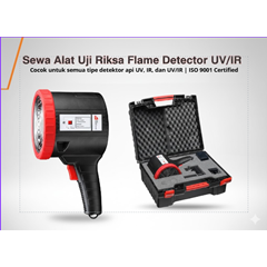 sewa alat uji riksa flame detector atau detektor api uv/ir
