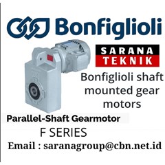 parallel - shaft gearmotor f series / bonfiglioli shaft mounted gear m