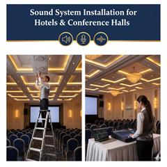jasa pemasangan sound system hotel & conference hall